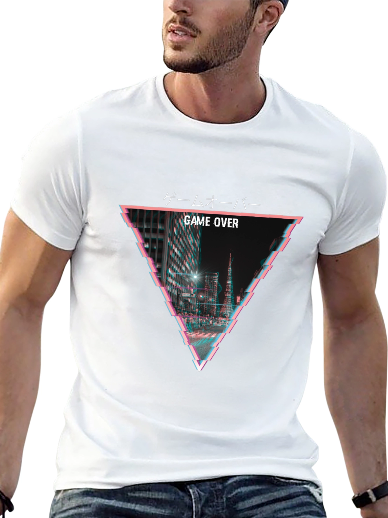 Game Over Retro T-Shirt - Tokyo Glitch Design