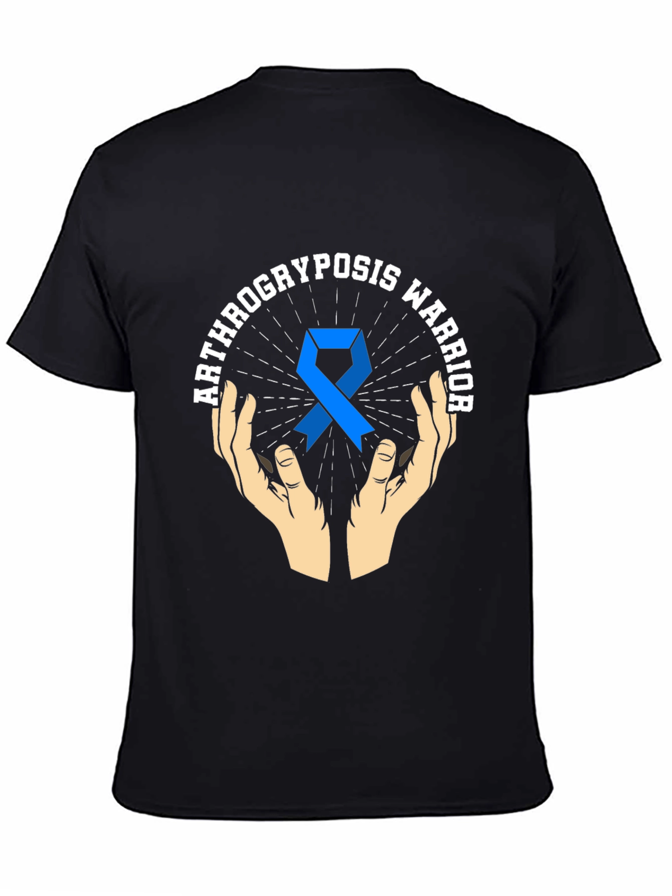 Arthrogryposis Warrior Ribbon Black Tee