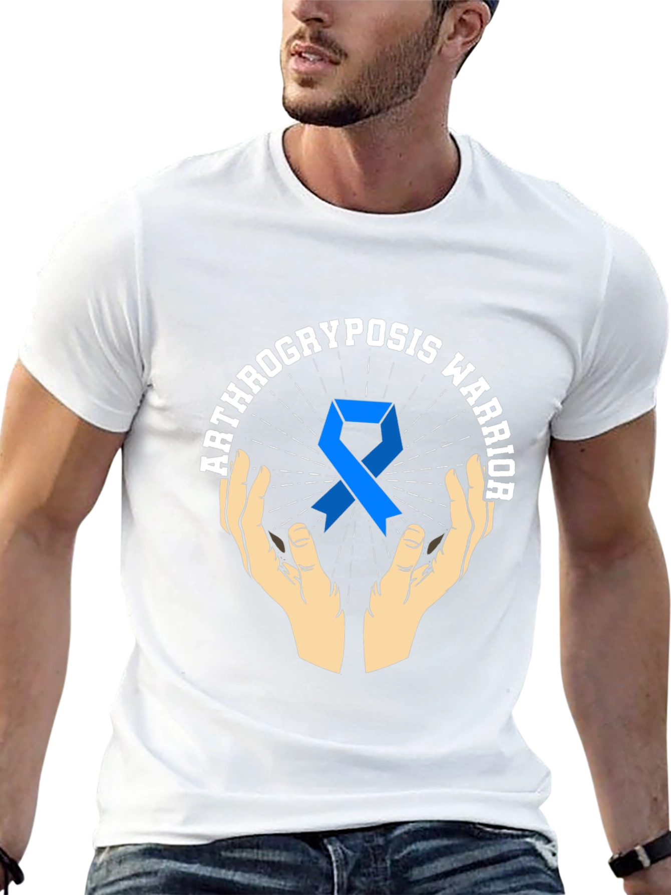 Arthrogryposis Warrior Ribbon Black Tee