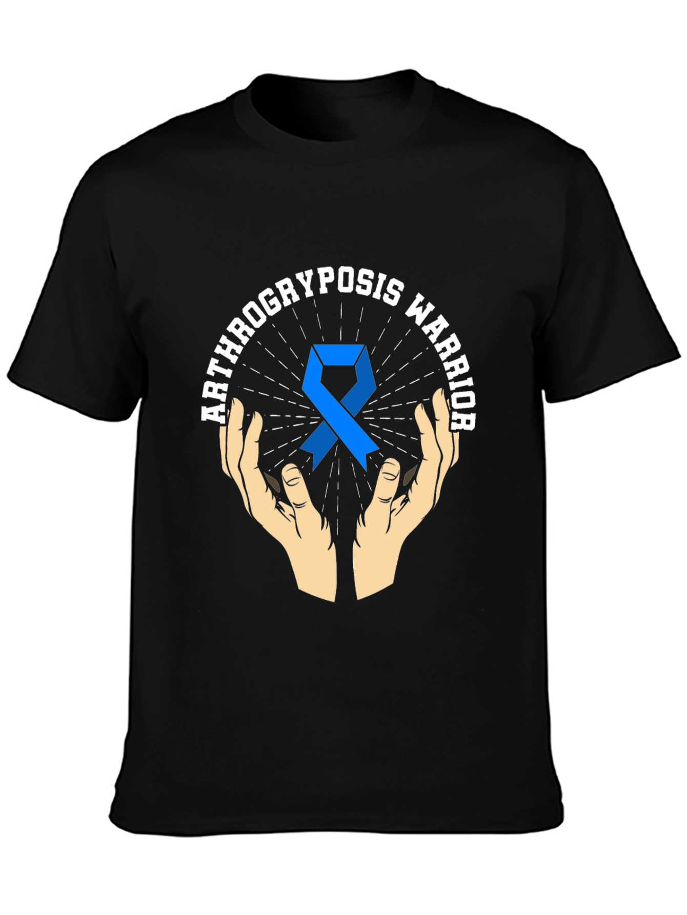 Arthrogryposis Warrior Ribbon Black Tee