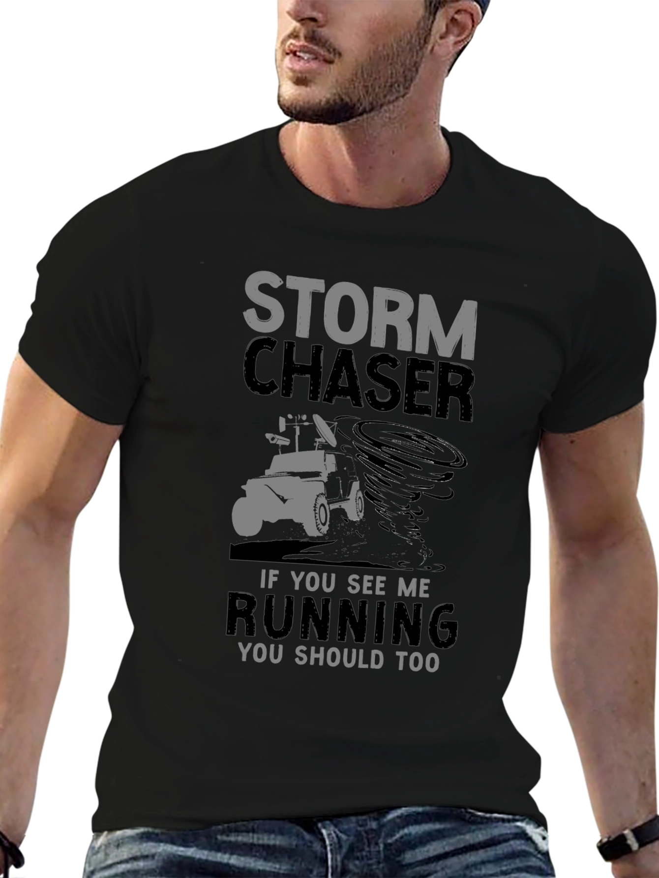 Storm Chaser Graphic Tee - Run Away!