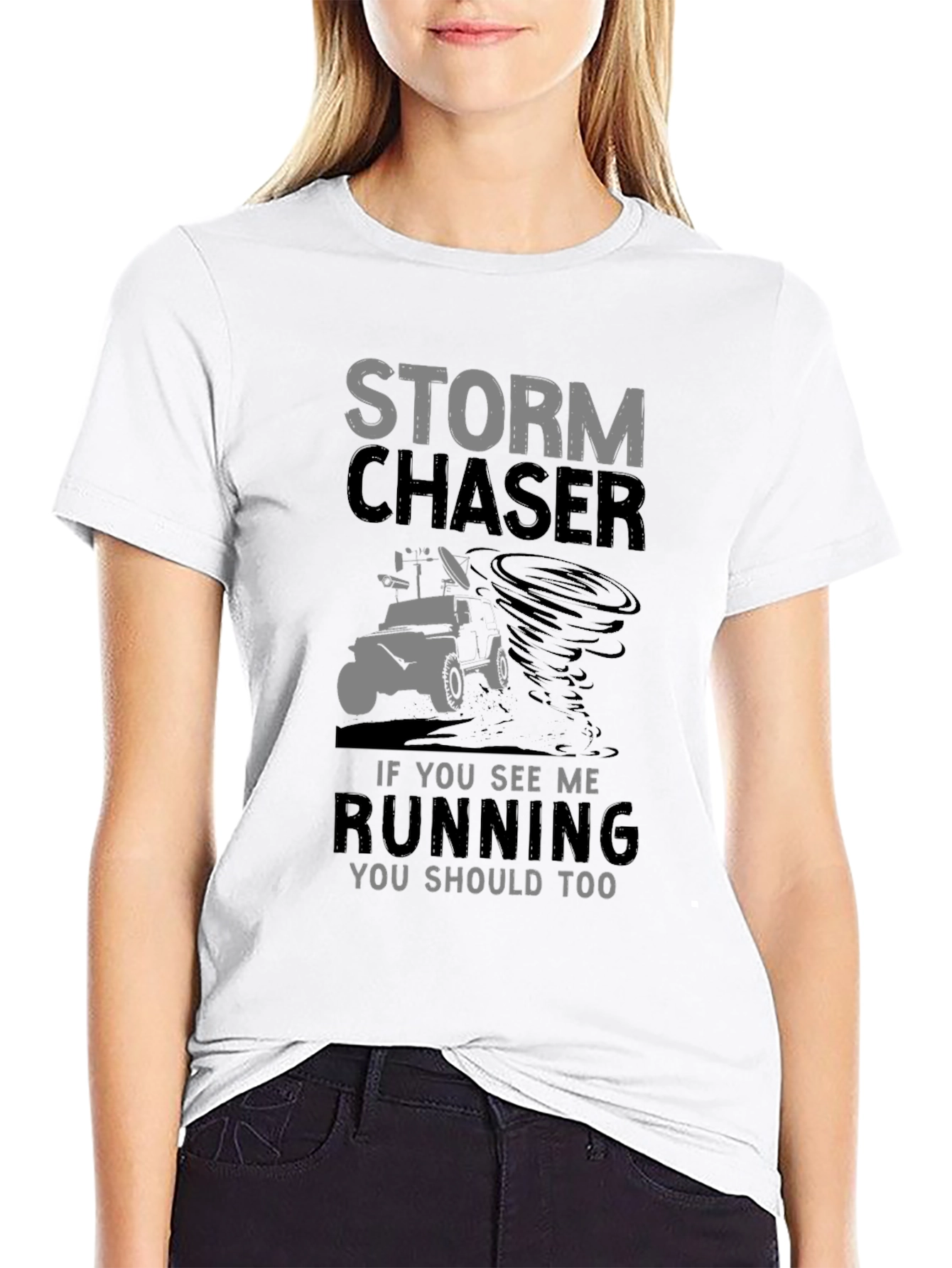 Storm Chaser Graphic Tee - Run Away!