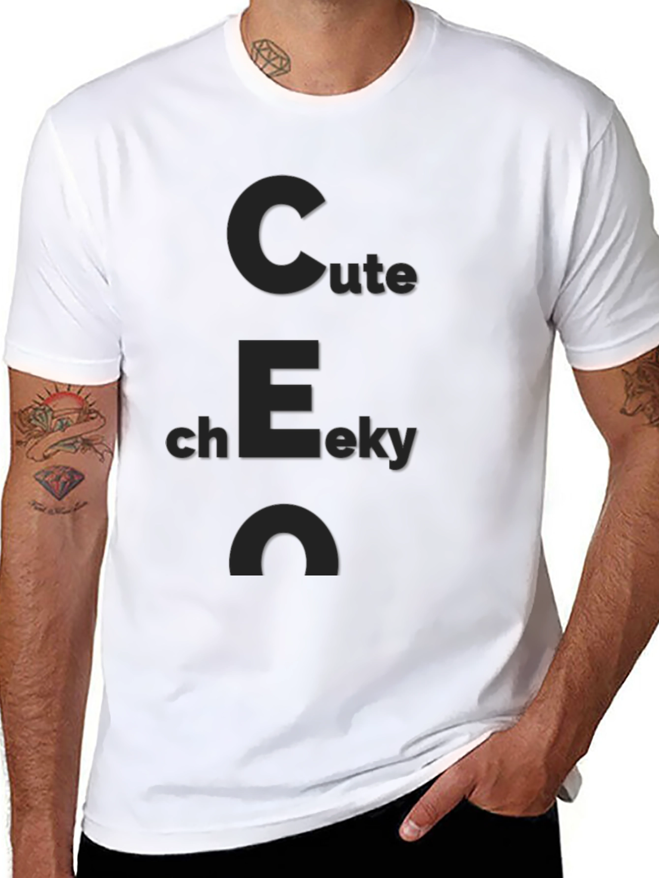 Cute Cheeky CEO Black T-Shirt