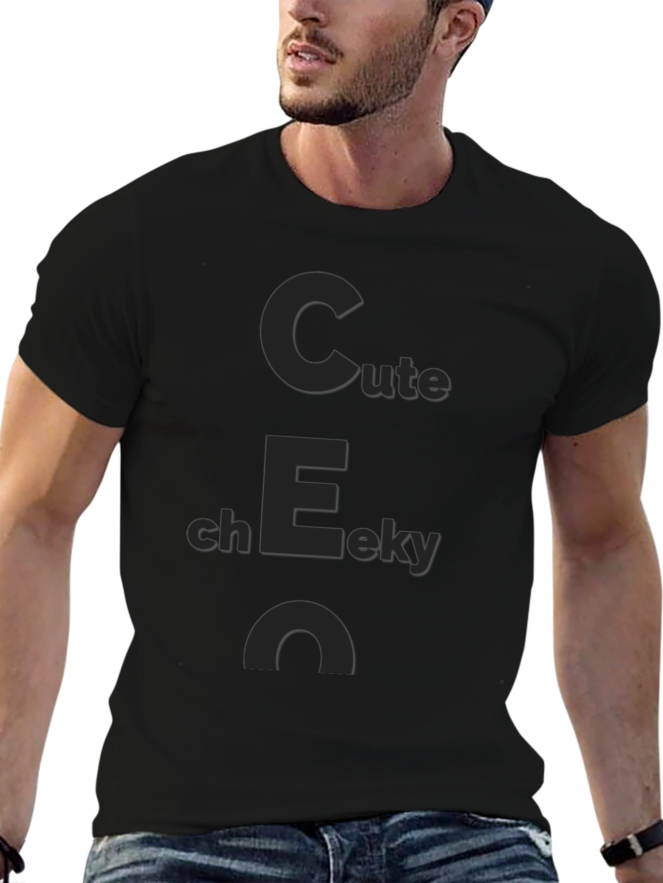 Cute Cheeky CEO Black T-Shirt