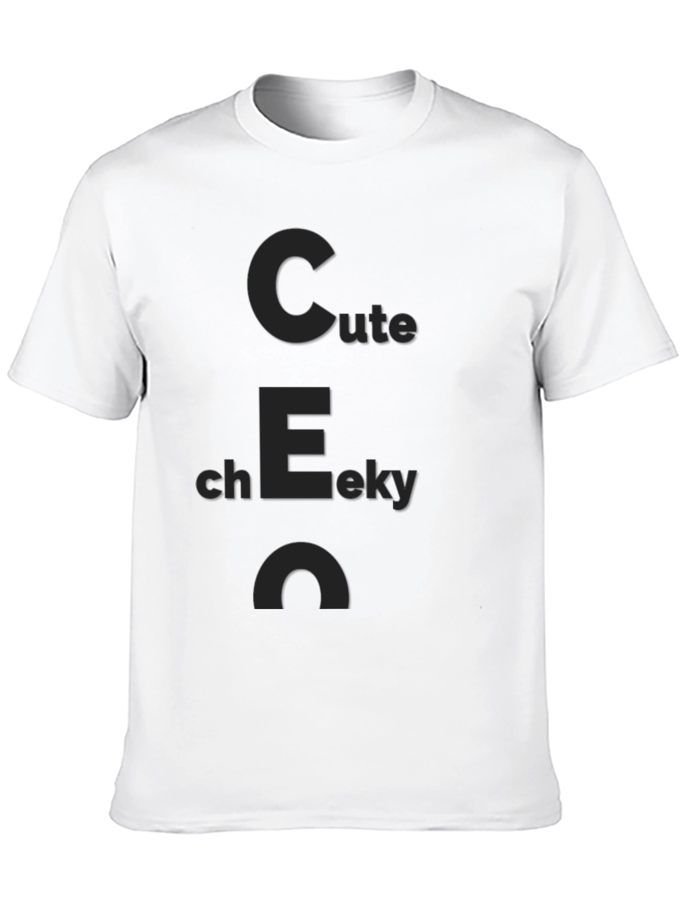 Cute Cheeky CEO Black T-Shirt