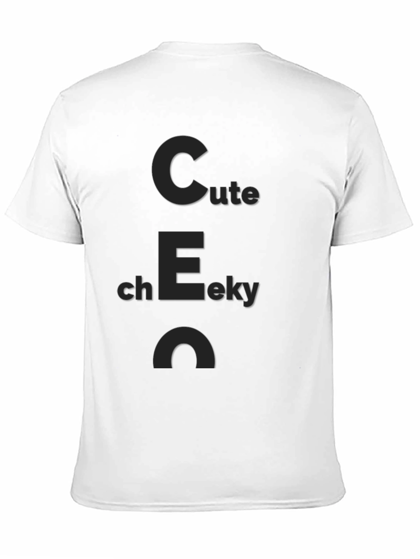Cute Cheeky CEO Black T-Shirt