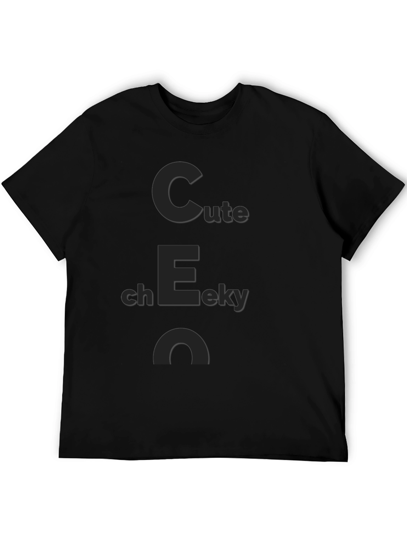 Cute Cheeky CEO Black T-Shirt