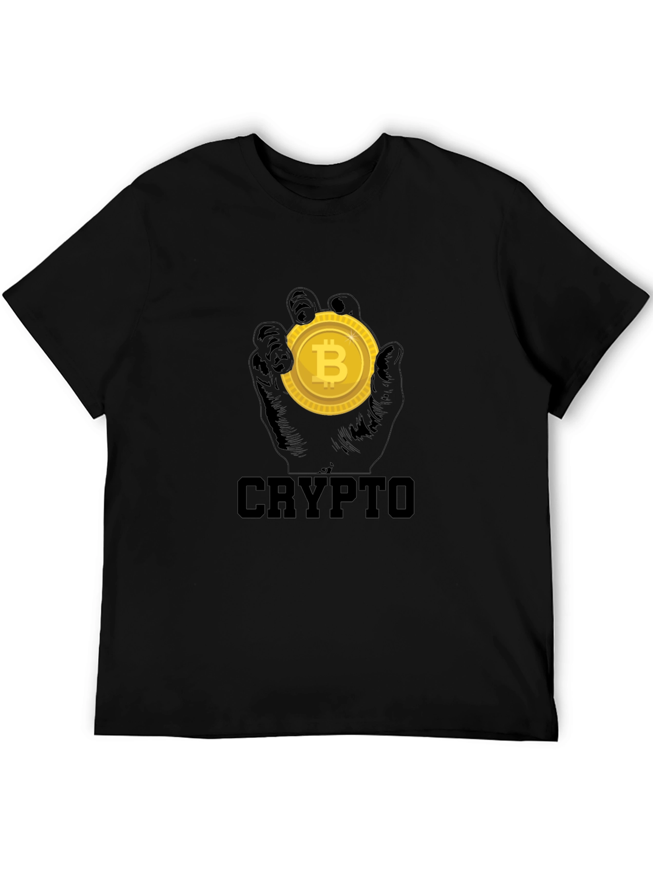 Crypto Bitcoin T-Shirt - Black