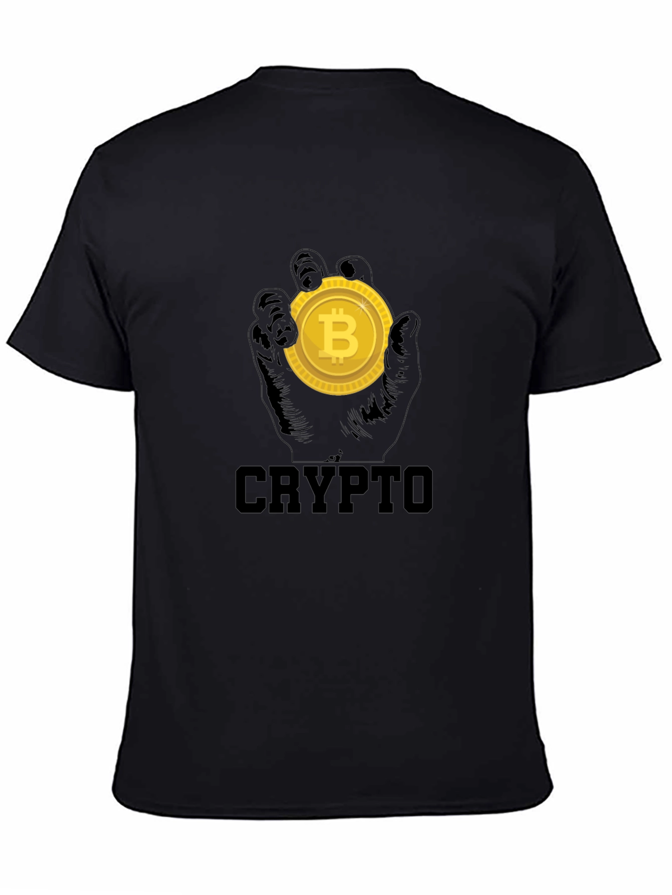 Crypto Bitcoin T-Shirt - Black
