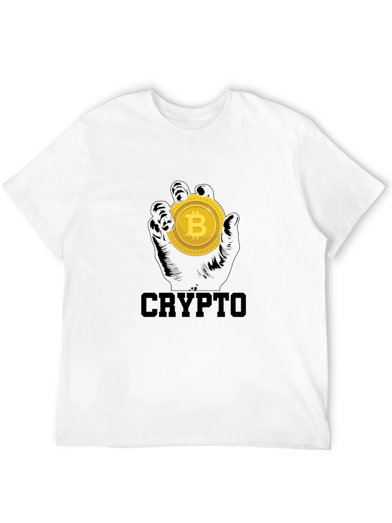 Crypto Bitcoin T-Shirt - Black