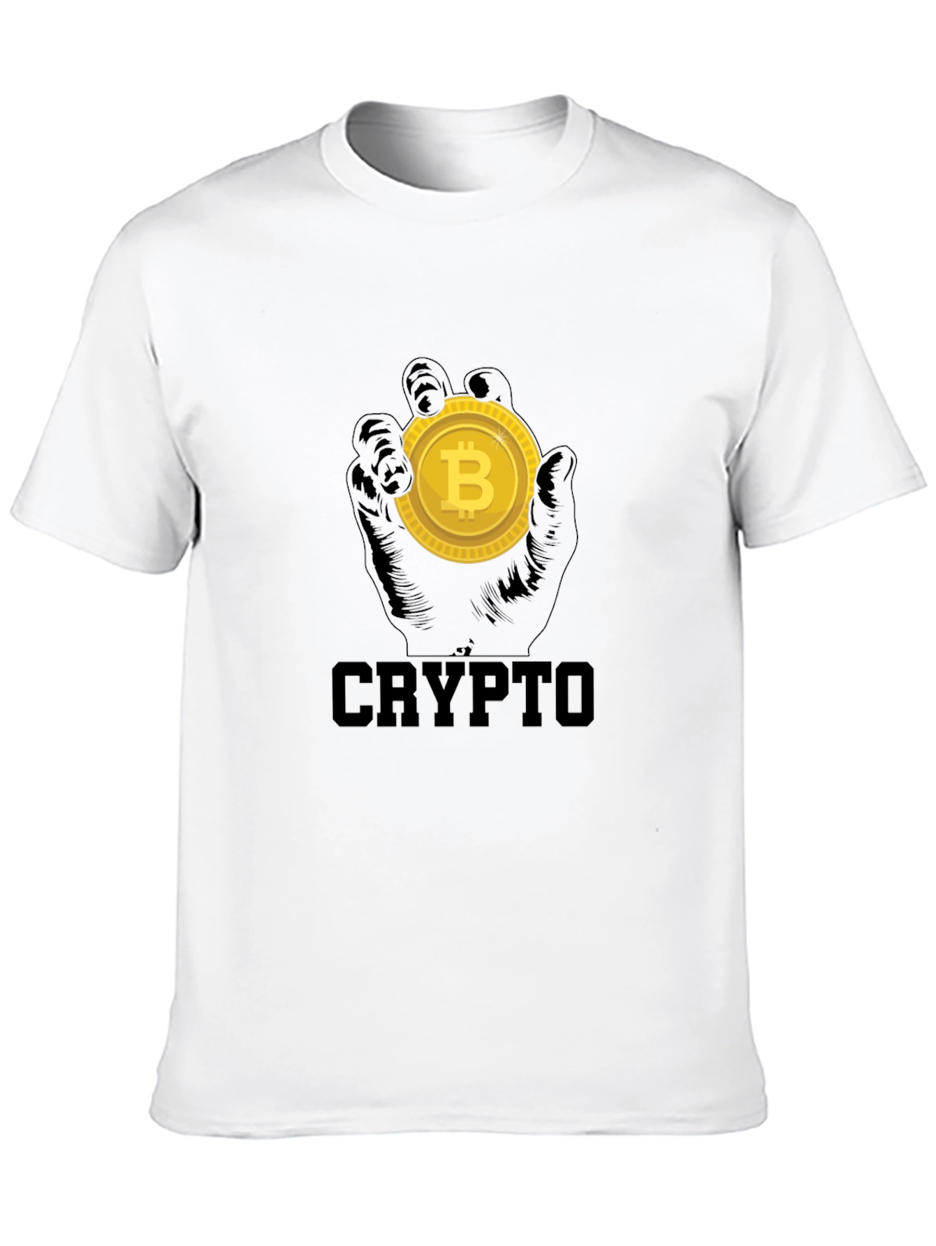 Crypto Bitcoin T-Shirt - Black