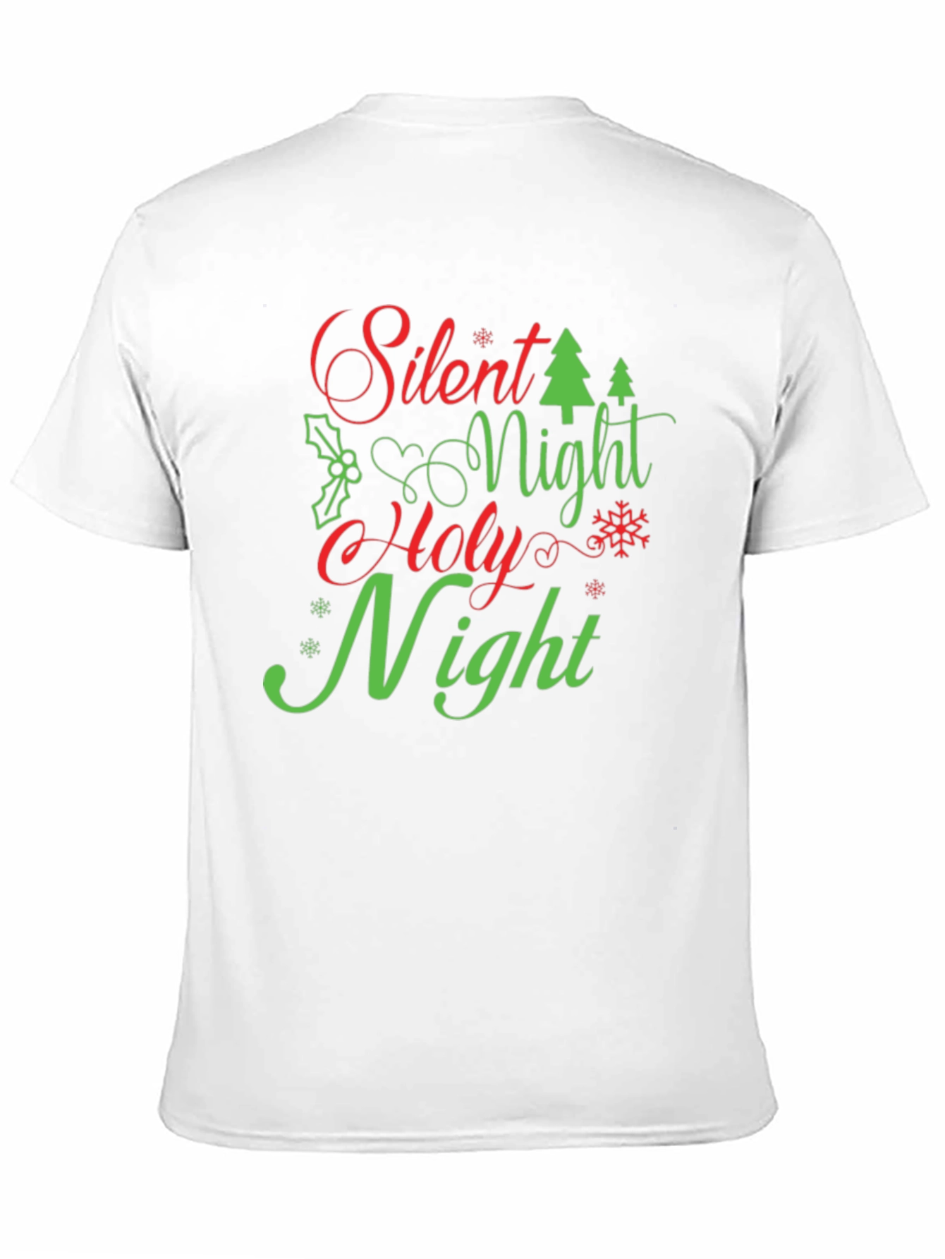 Silent Night Holy Night Christmas Holiday T-Shirt