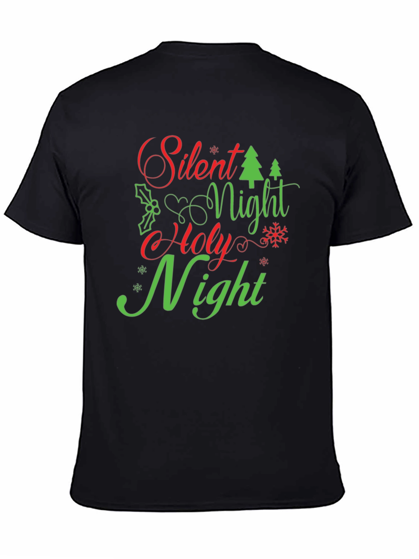 Silent Night Holy Night Christmas Holiday T-Shirt