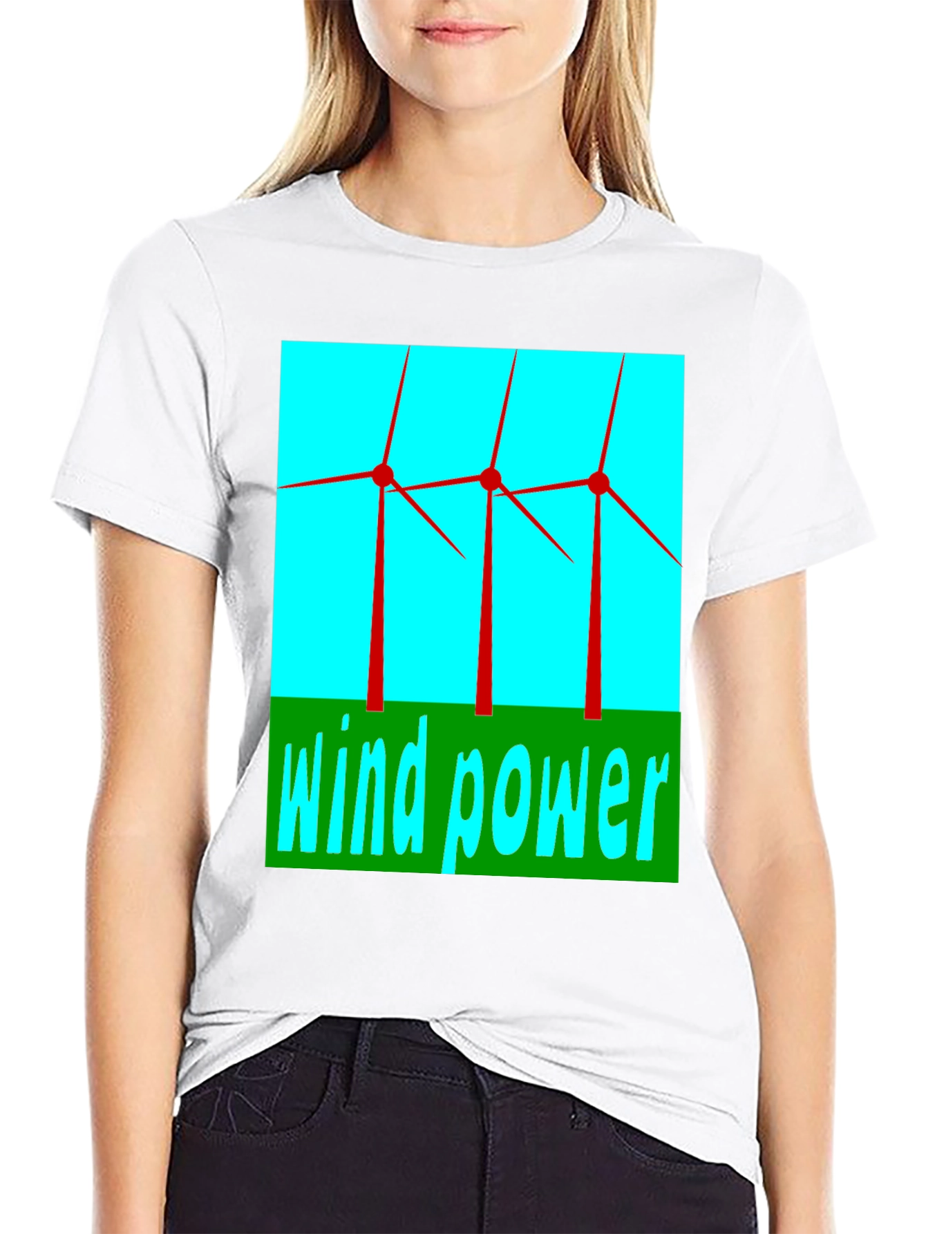 Wind Power T-Shirt - Green Energy