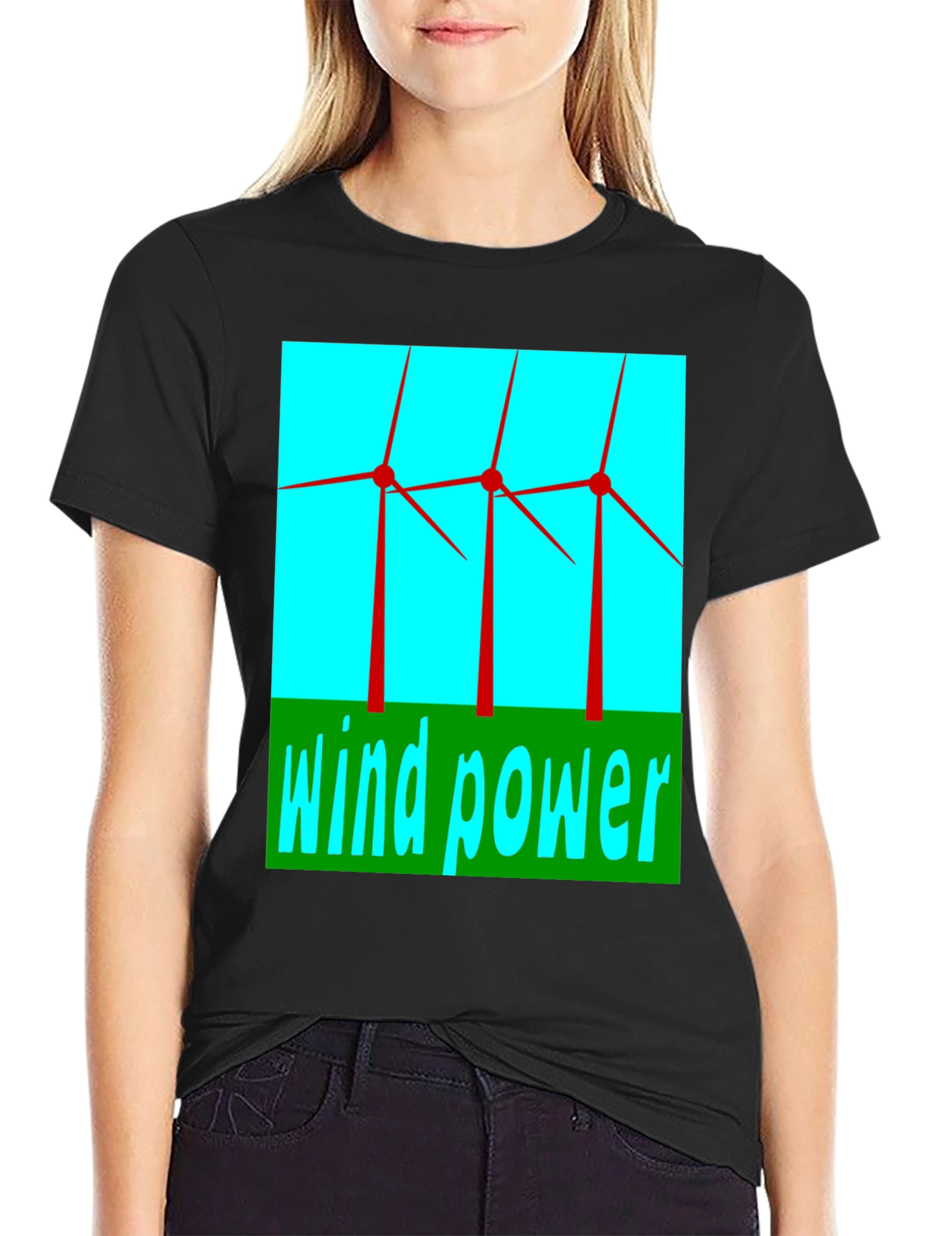 Wind Power T-Shirt - Green Energy