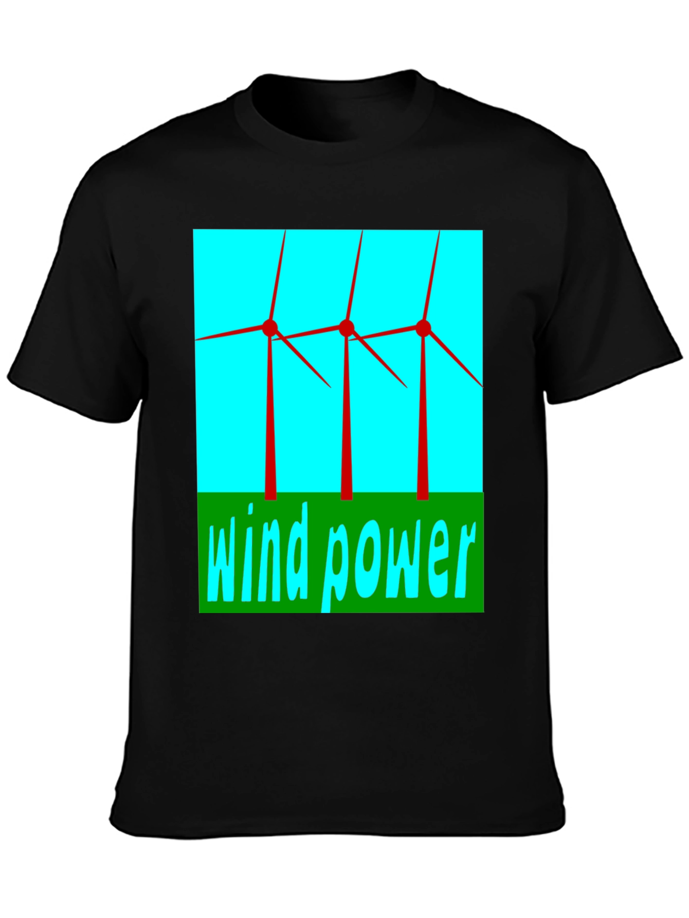 Wind Power T-Shirt - Green Energy
