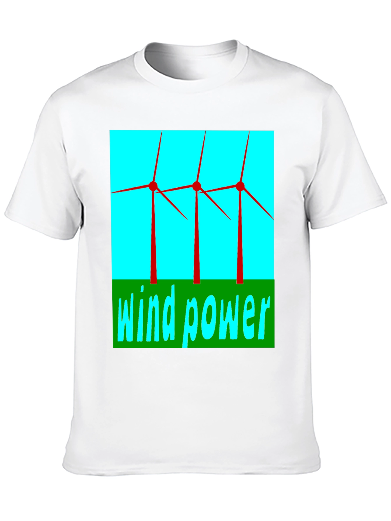 Wind Power T-Shirt - Green Energy
