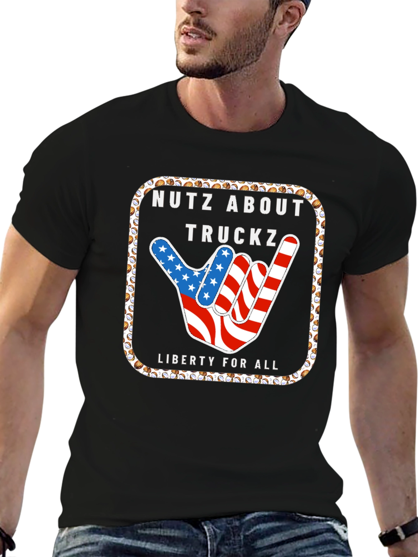 Nutz About Truckz Tee: Liberty For All