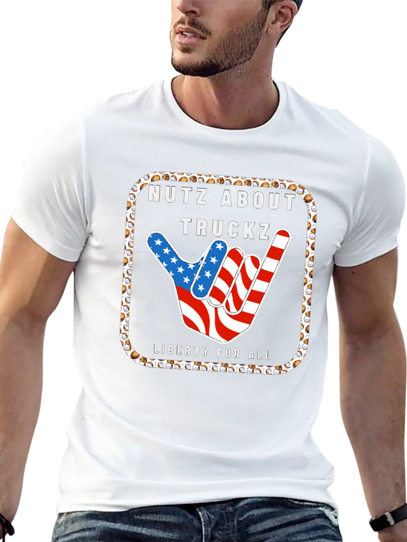 Nutz About Truckz Tee: Liberty For All