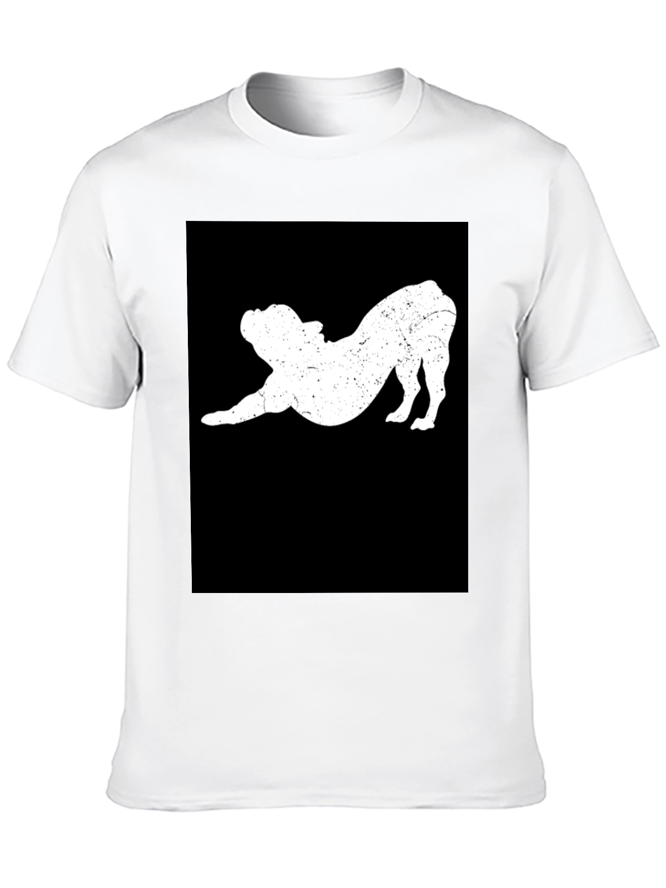 Bulldog Stretch Black T-Shirt - Comfort Fit