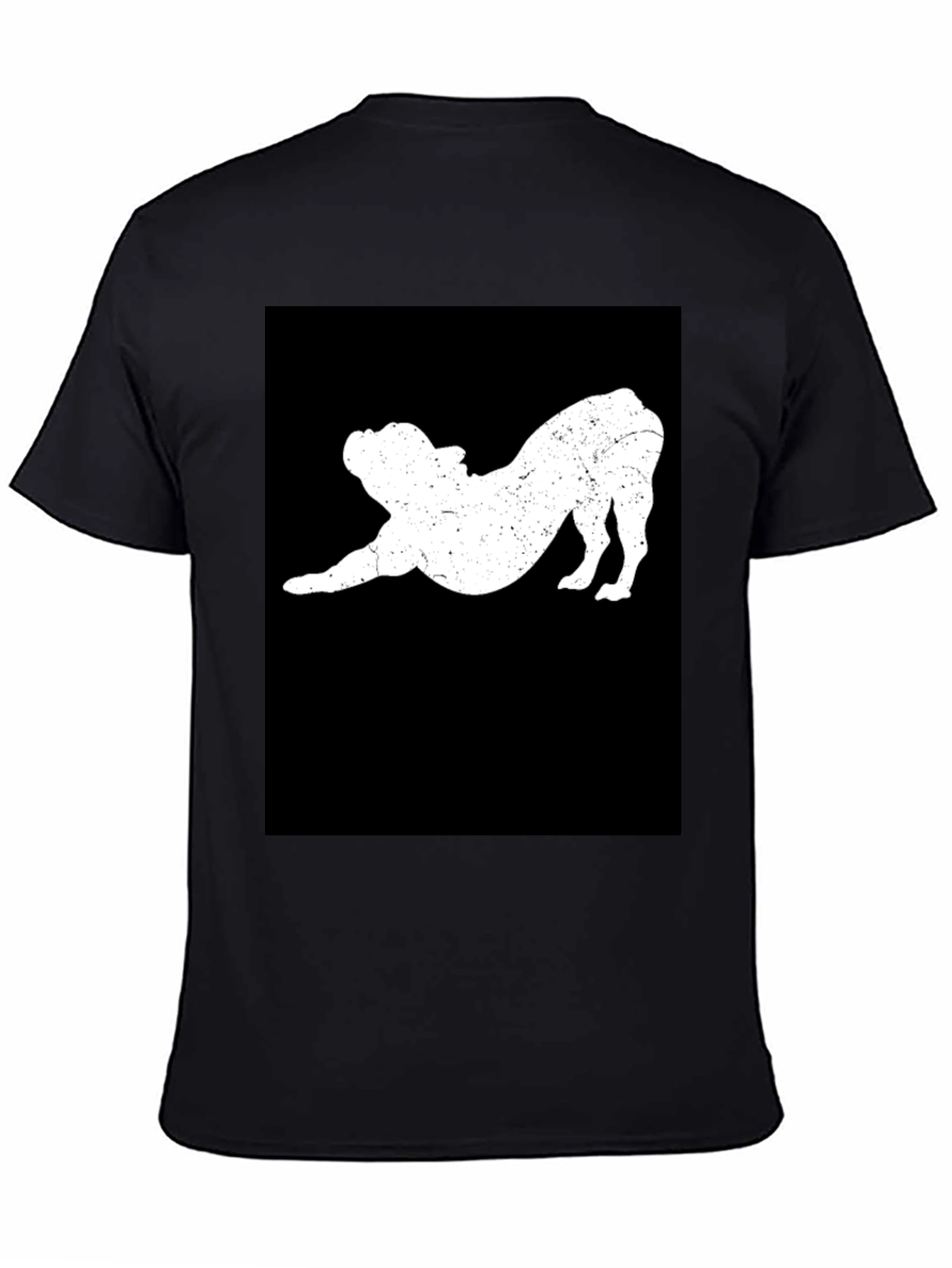 Bulldog Stretch Black T-Shirt - Comfort Fit