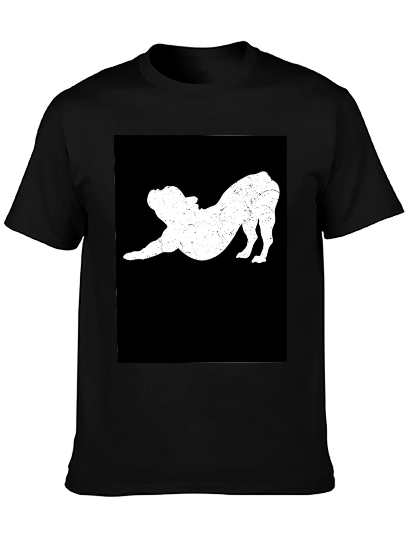 Bulldog Stretch Black T-Shirt - Comfort Fit