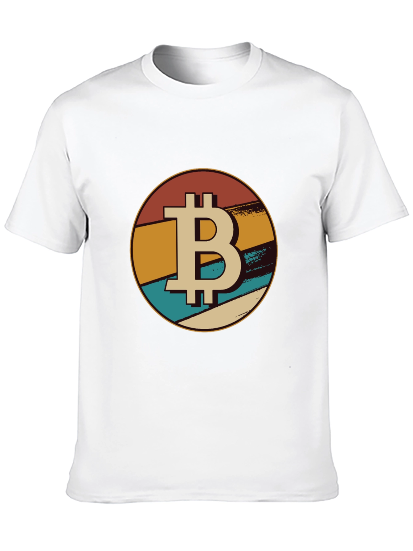 Bitcoin Retro Graphic Tee - Black Crypto T-Shirt