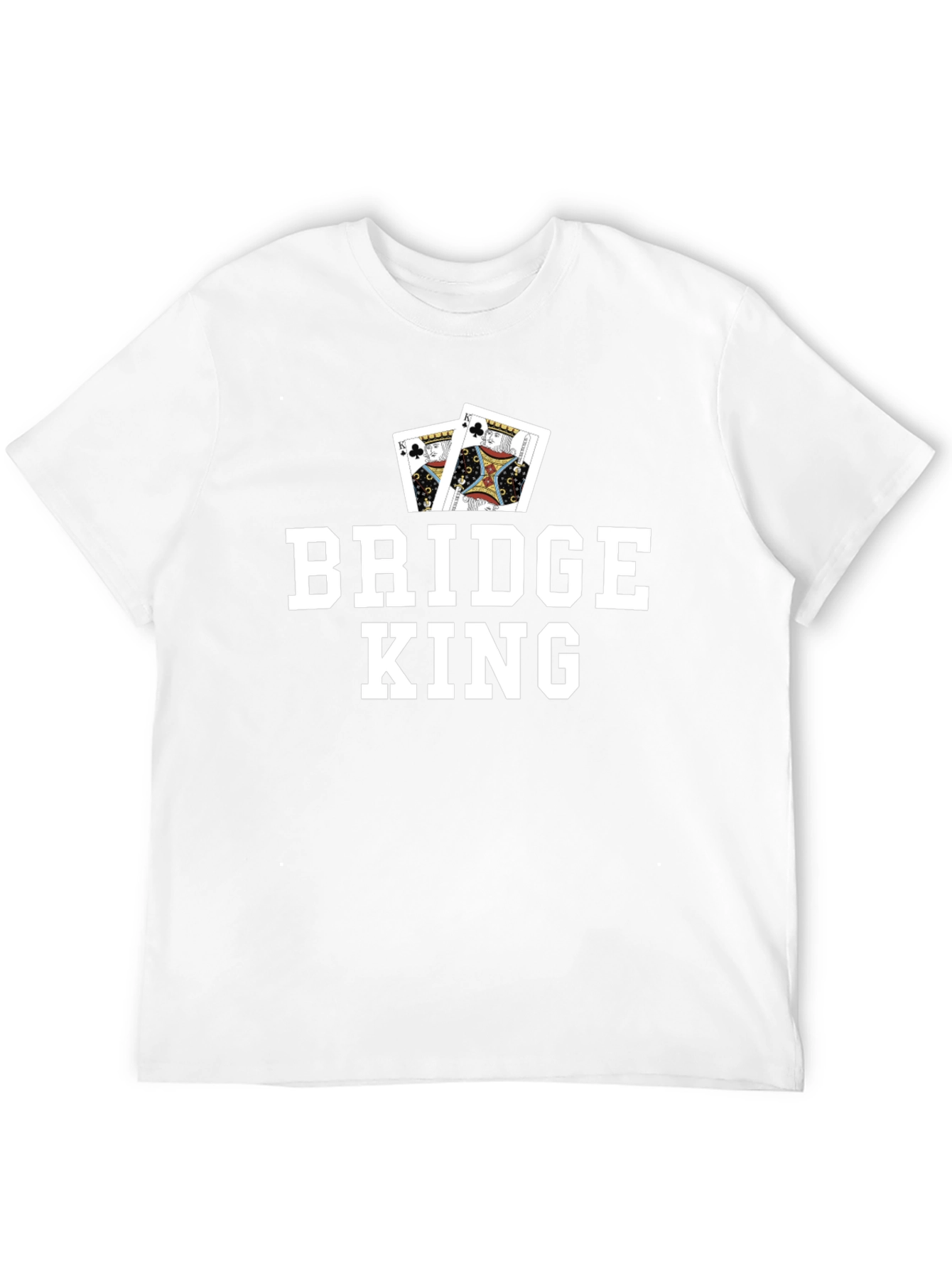 Bridge King Graphic Tee - Card Game T-Shirt