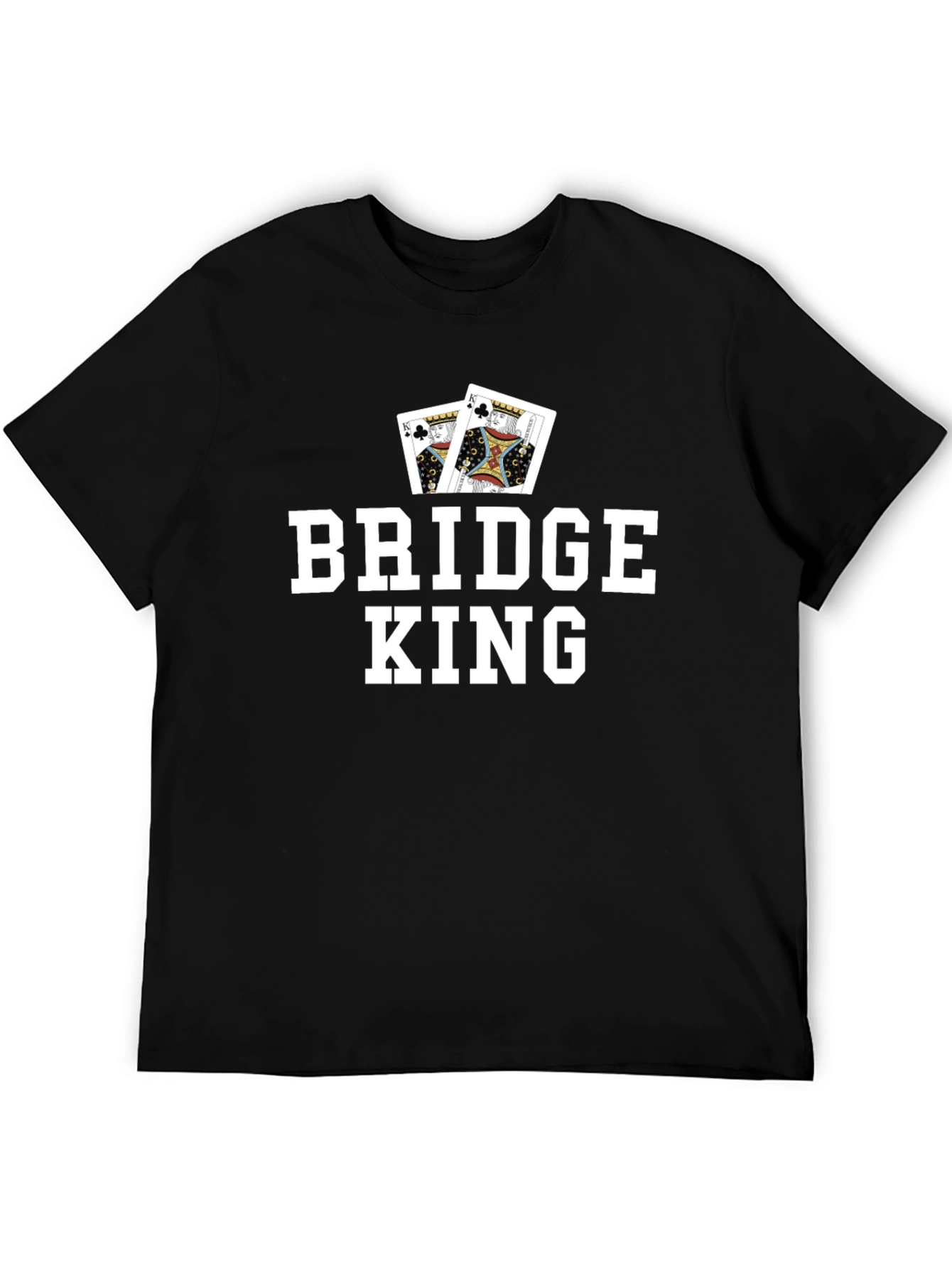 Bridge King Graphic Tee - Card Game T-Shirt