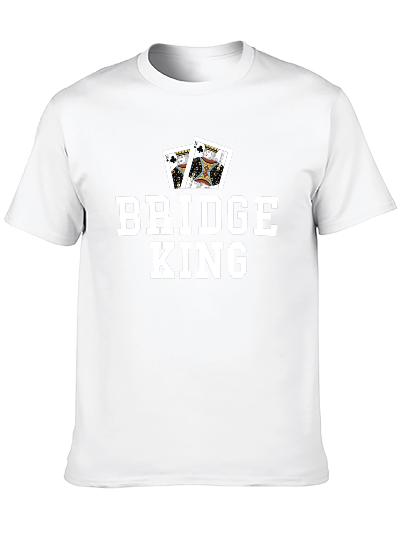 Bridge King Graphic Tee - Card Game T-Shirt