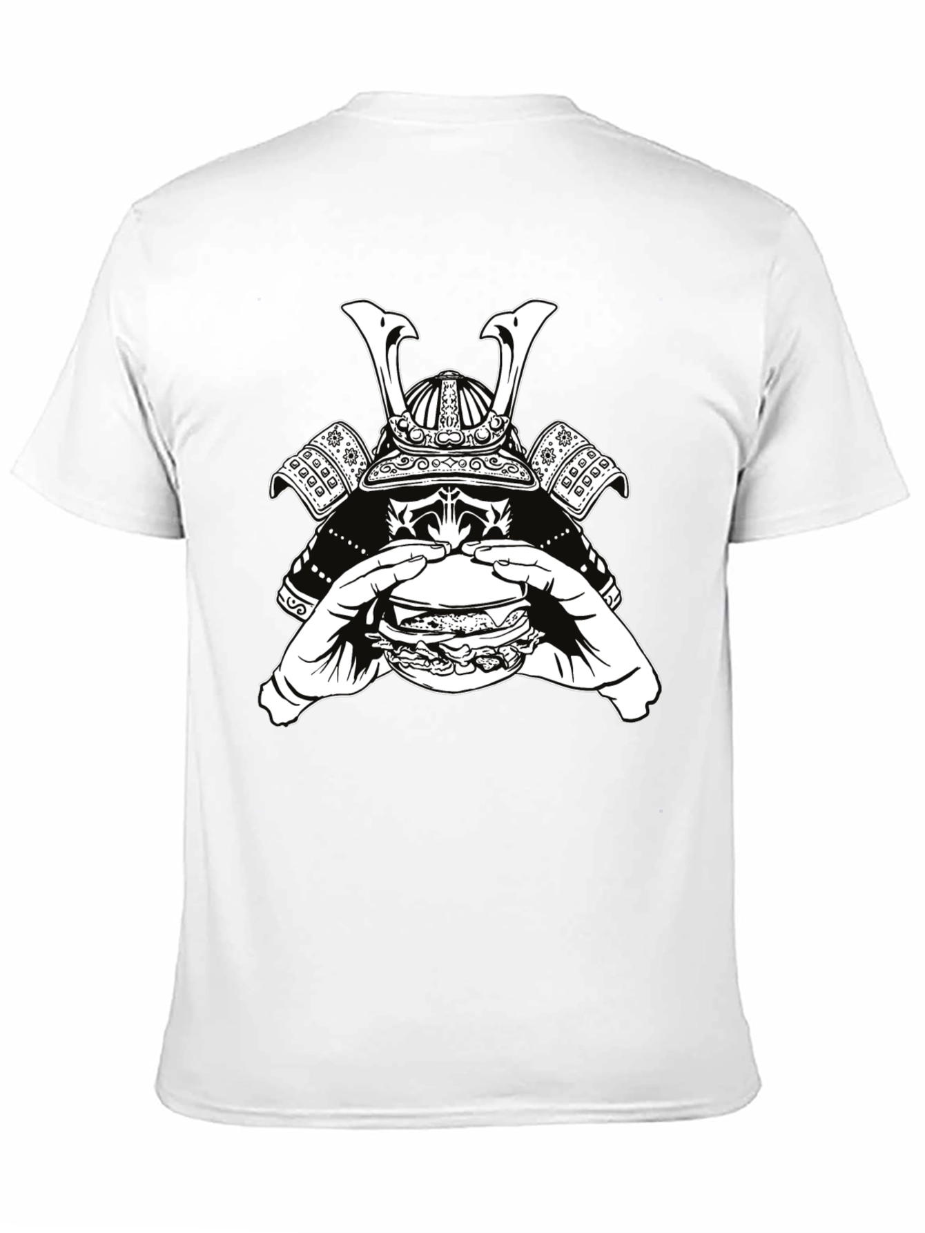 Samurai Burger Graphic Tee - Cool Black T-Shirt