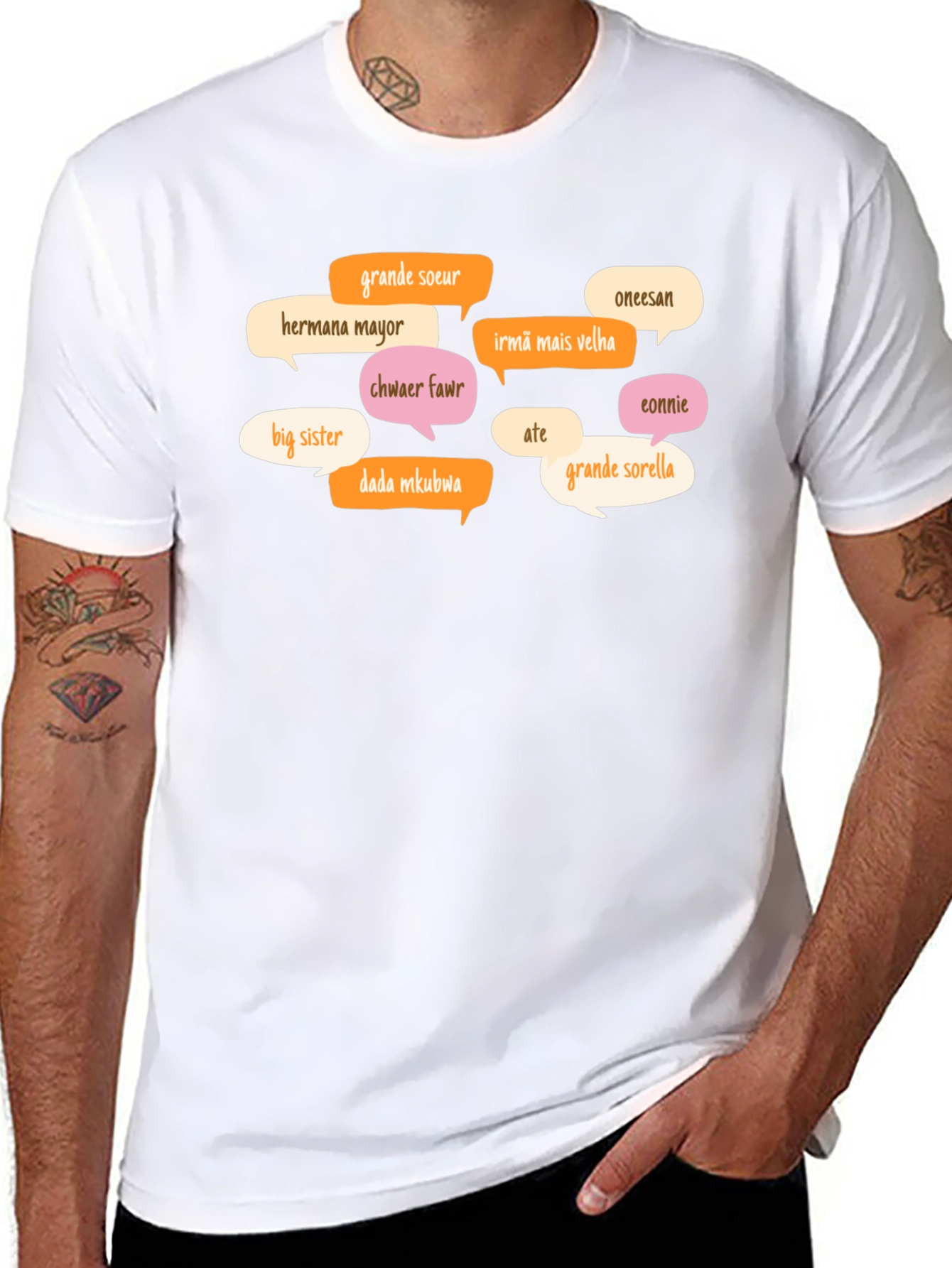 Big Sister T-Shirt - Languages of Love