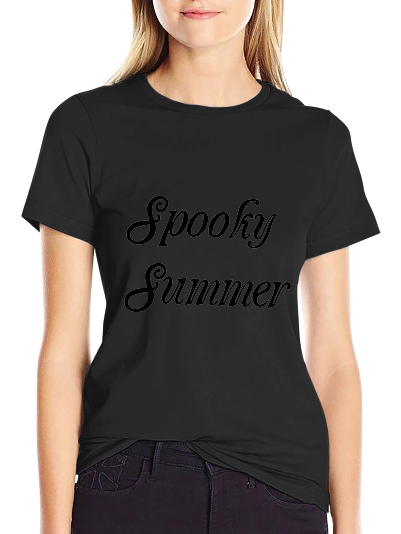 Spooky Summer Black T-Shirt