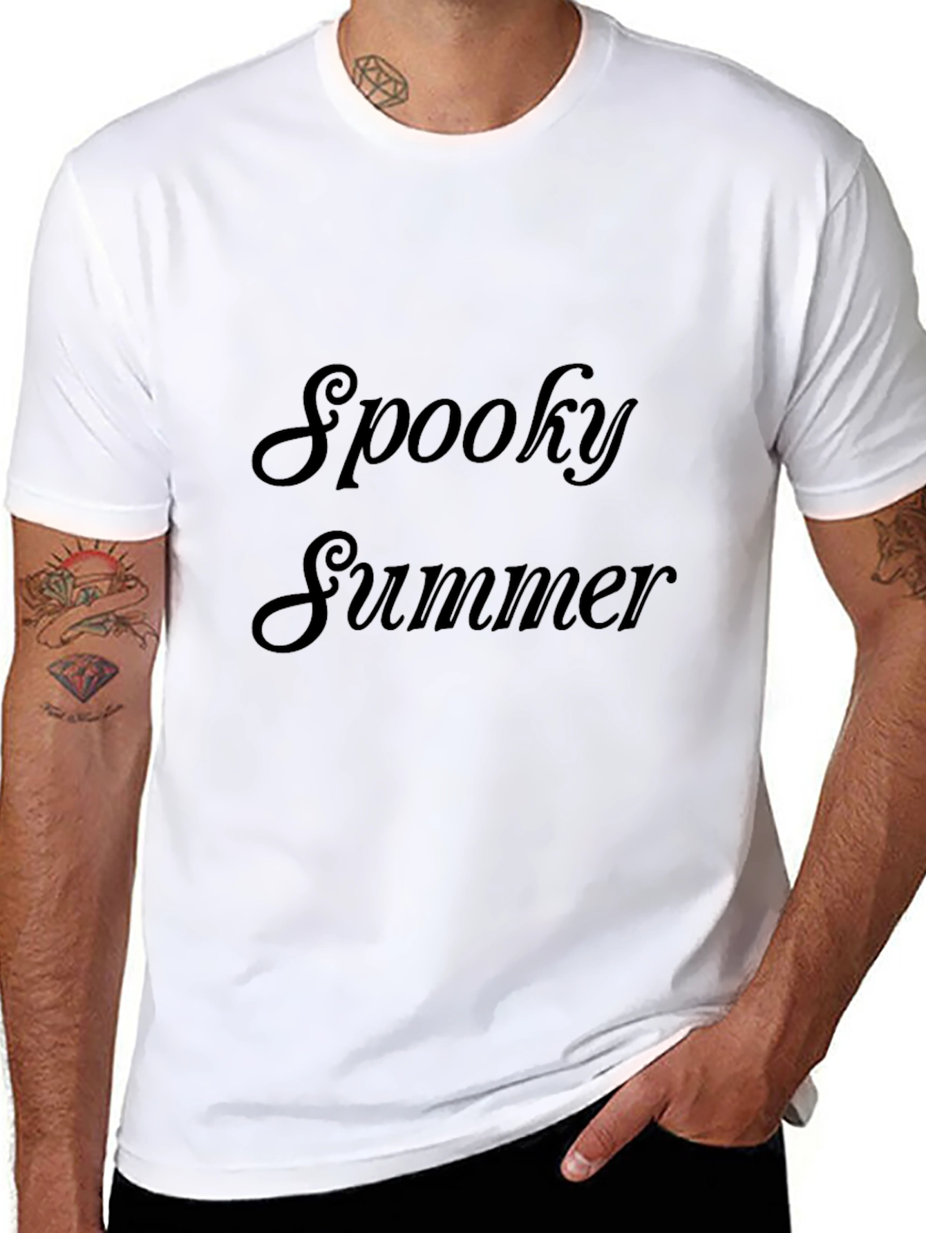 Spooky Summer Black T-Shirt