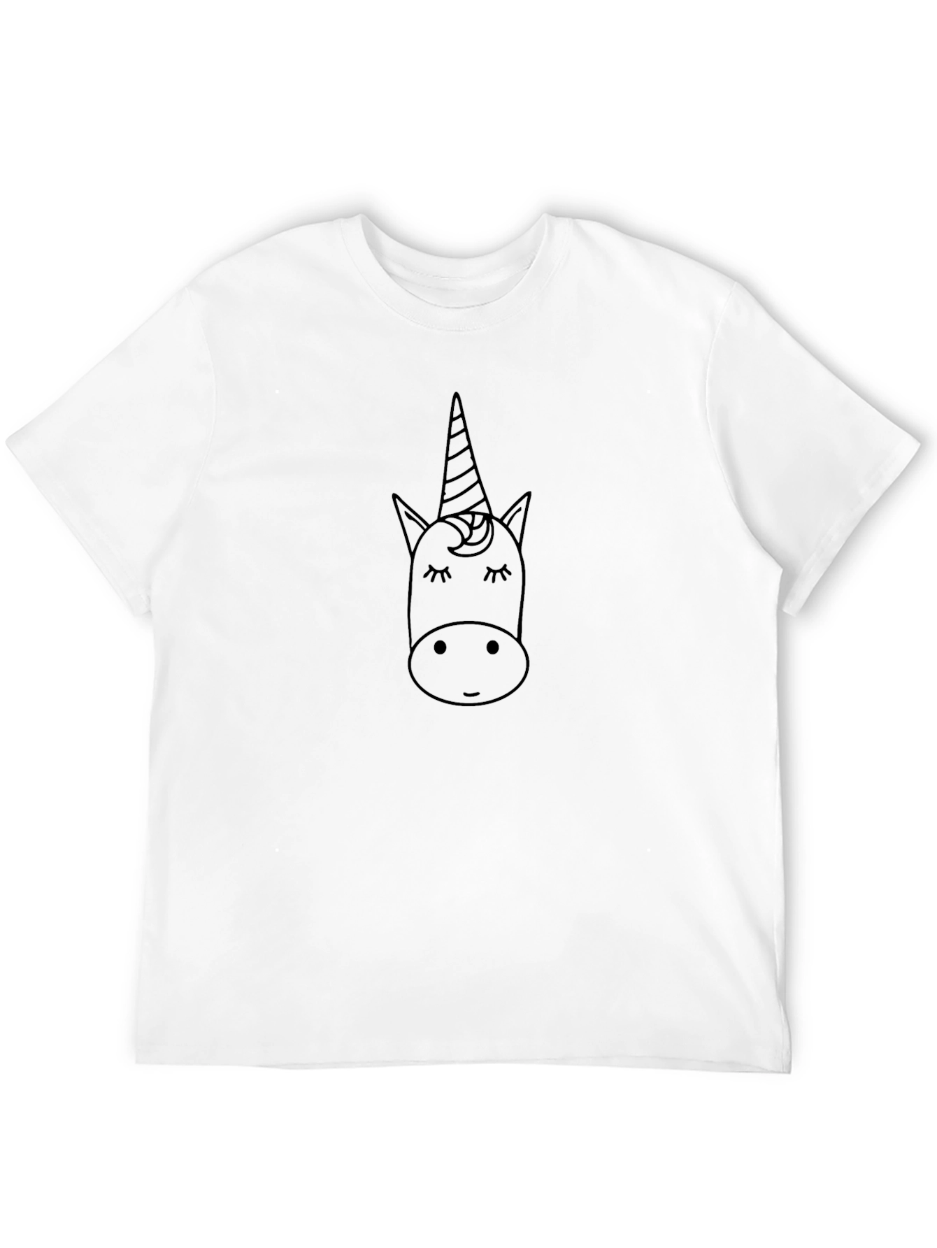 Unicorn Graphic Black Tee