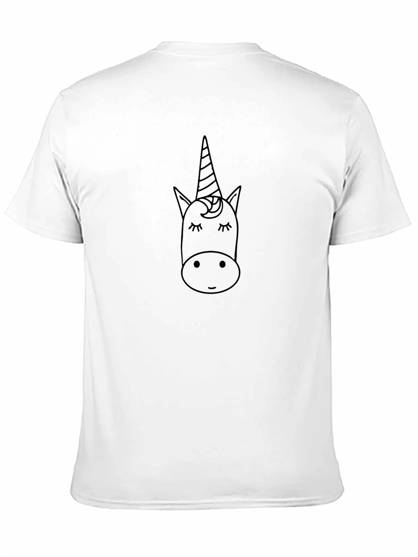 Unicorn Graphic Black Tee