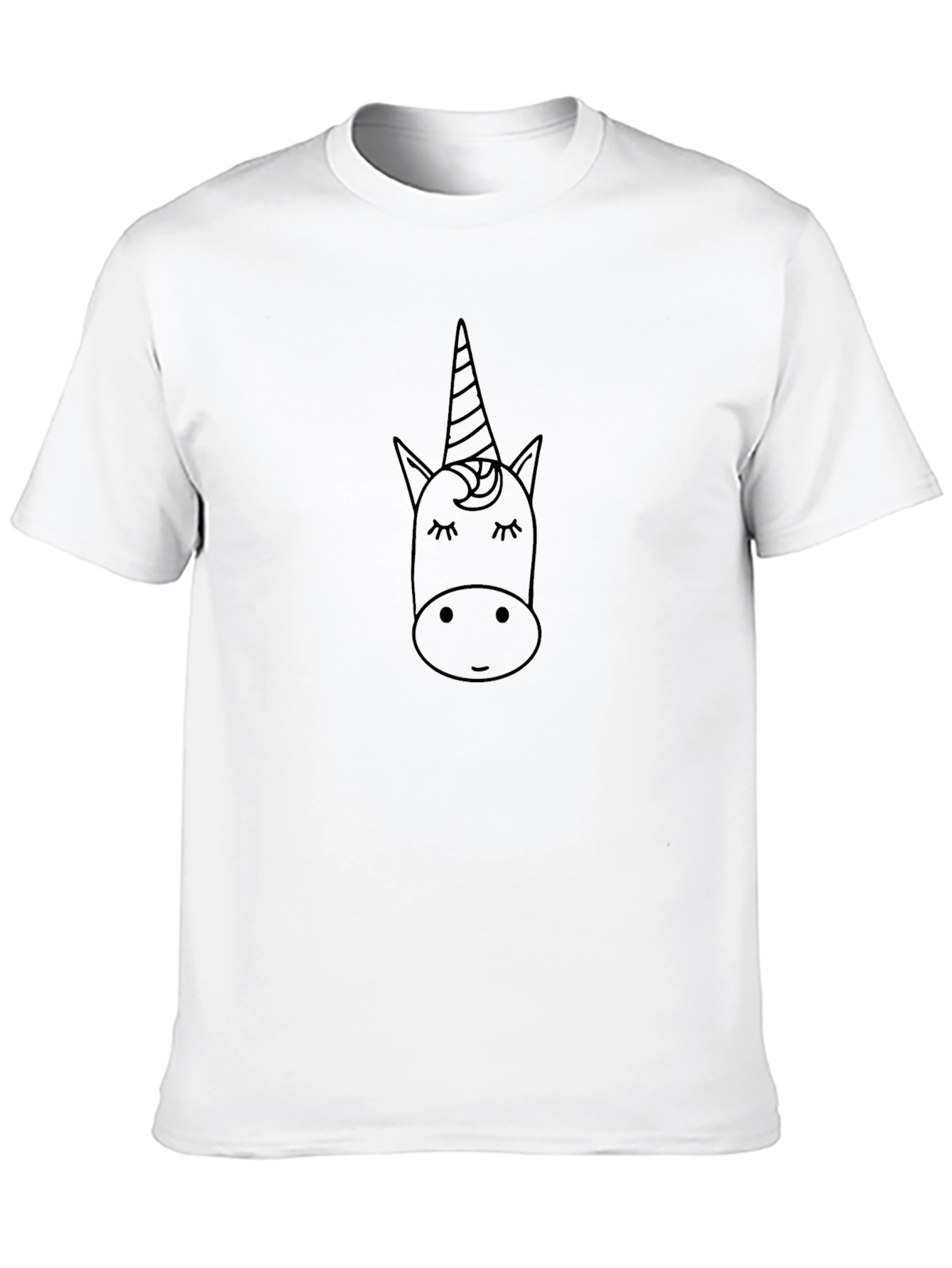 Unicorn Graphic Black Tee