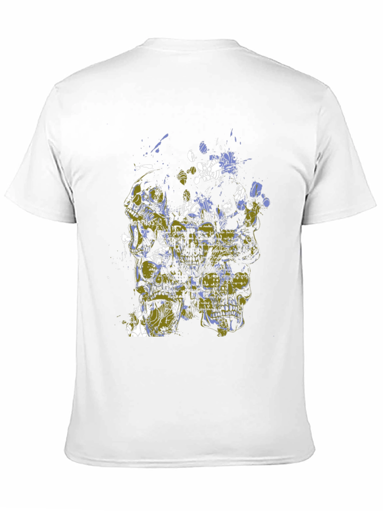 Abstract Art Black Cotton Tee