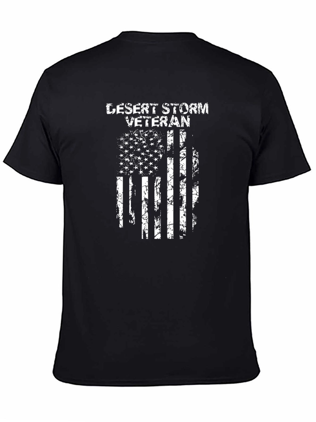 Desert Storm Veteran American Flag T-Shirt