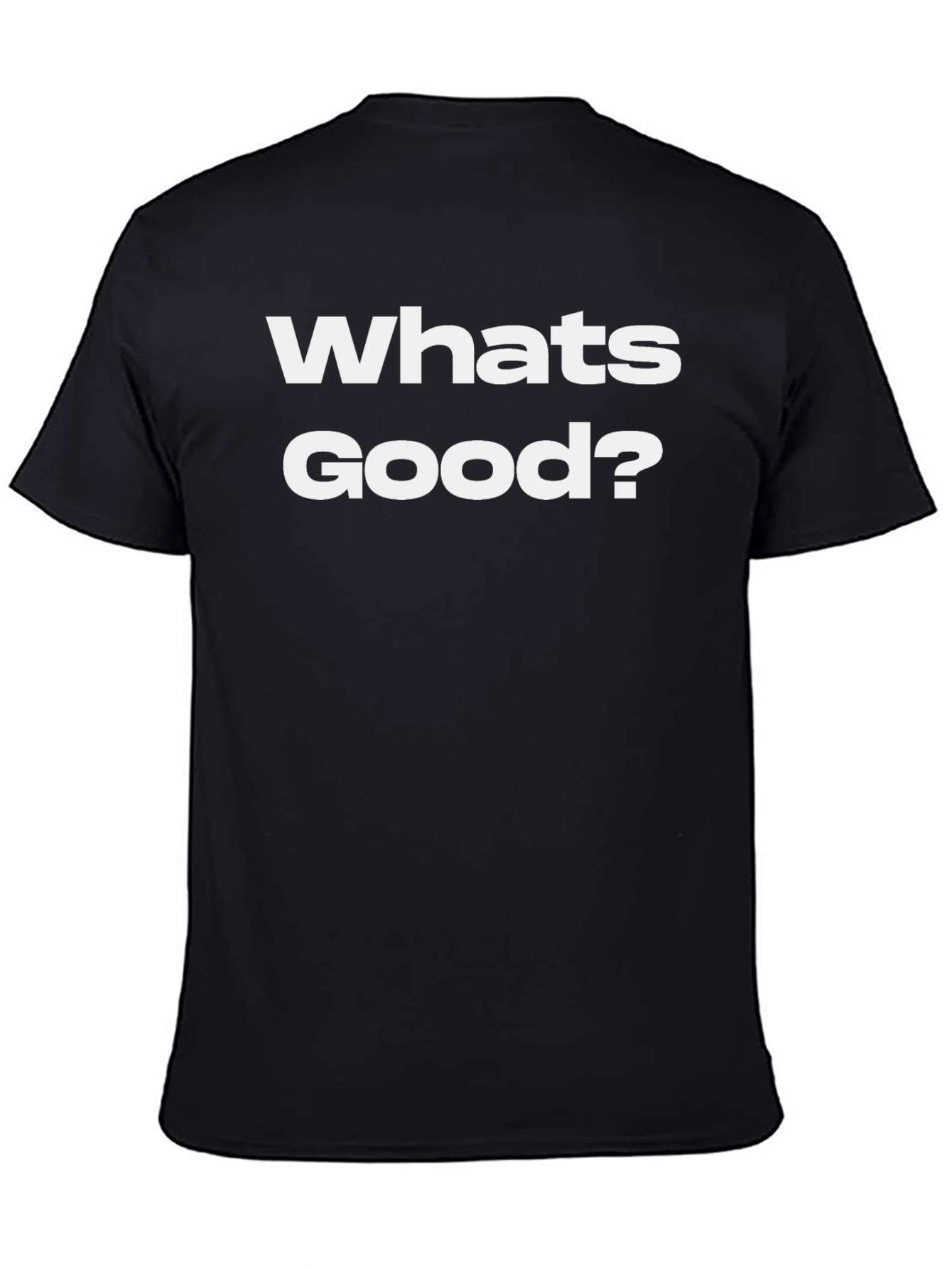 Whats Good? Black Graphic Tee