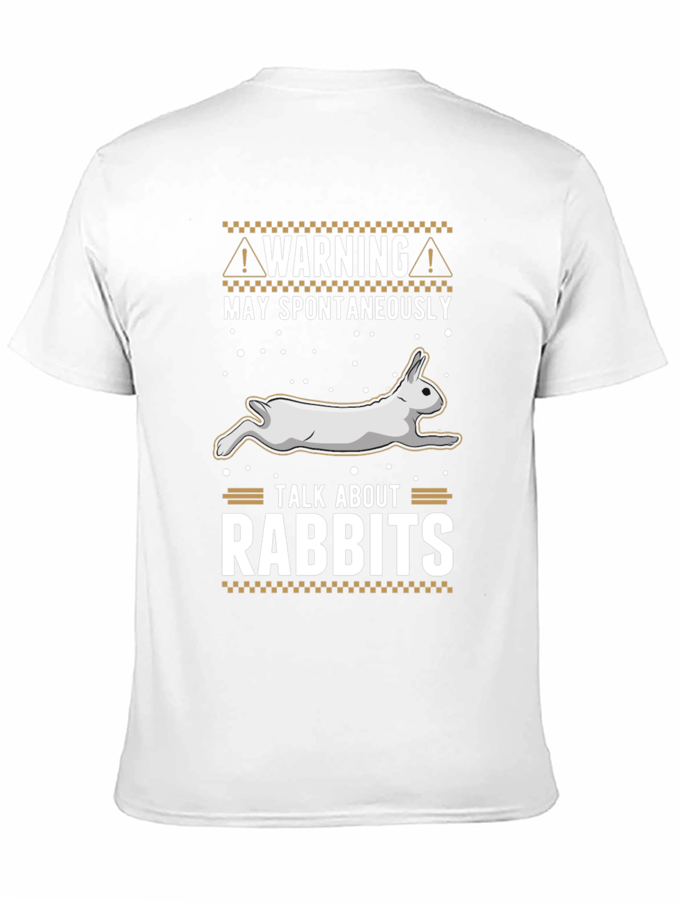 Warning May Spontaneously Talk About Rabbits T-Shirt