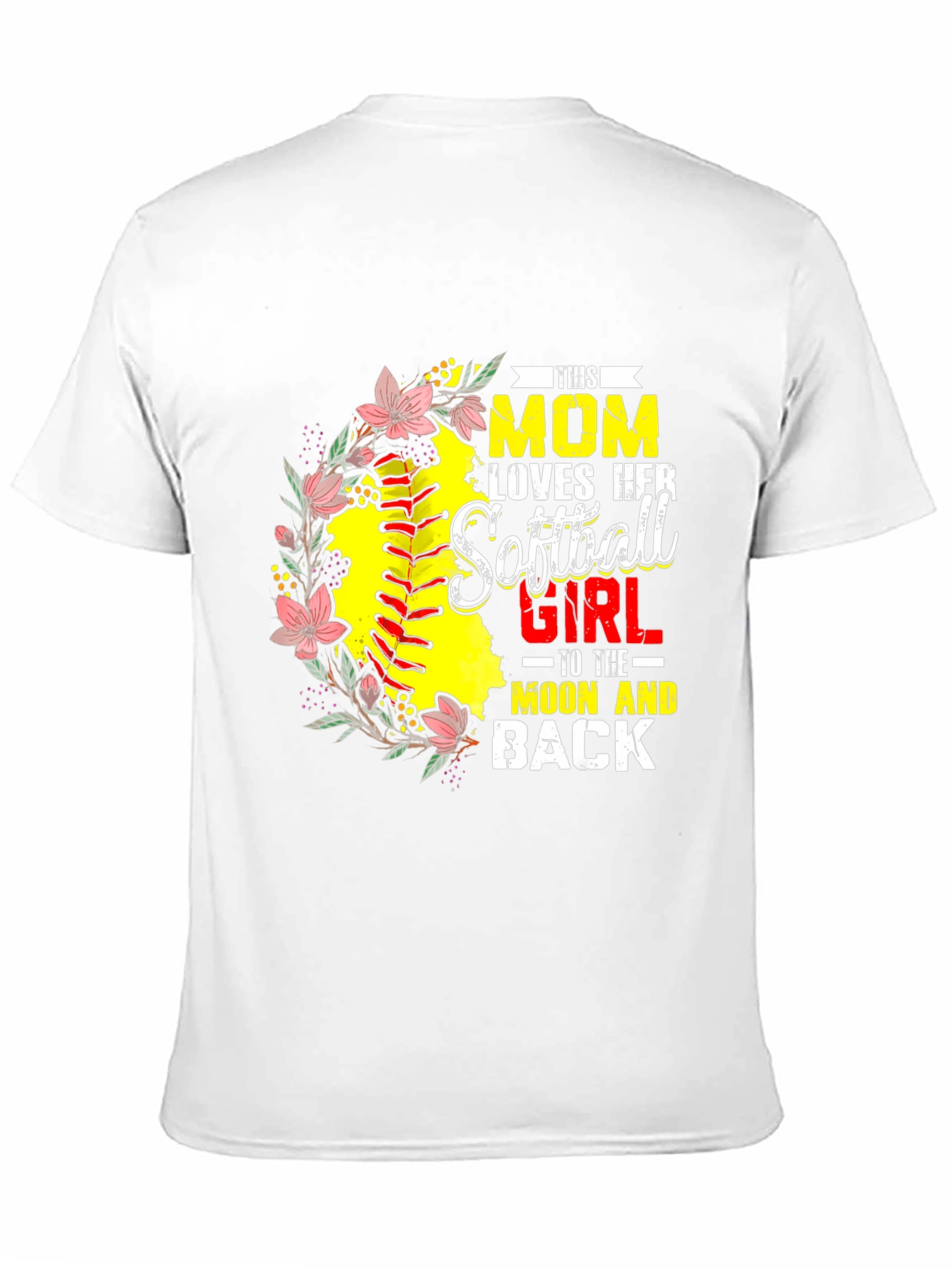 Softball Mom Graphic Tee - Gift for Mom