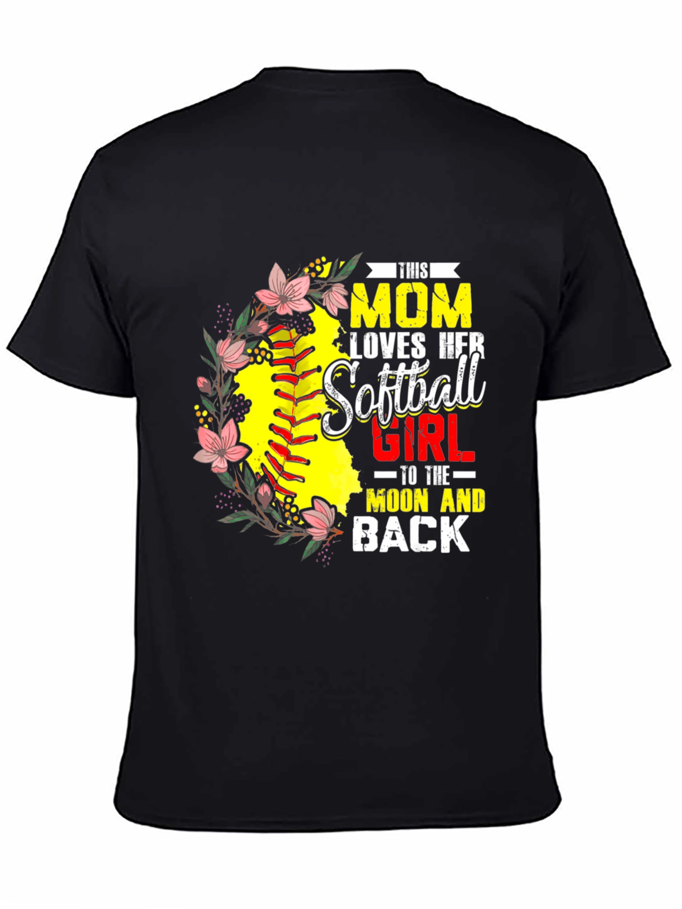 Softball Mom Graphic Tee - Gift for Mom