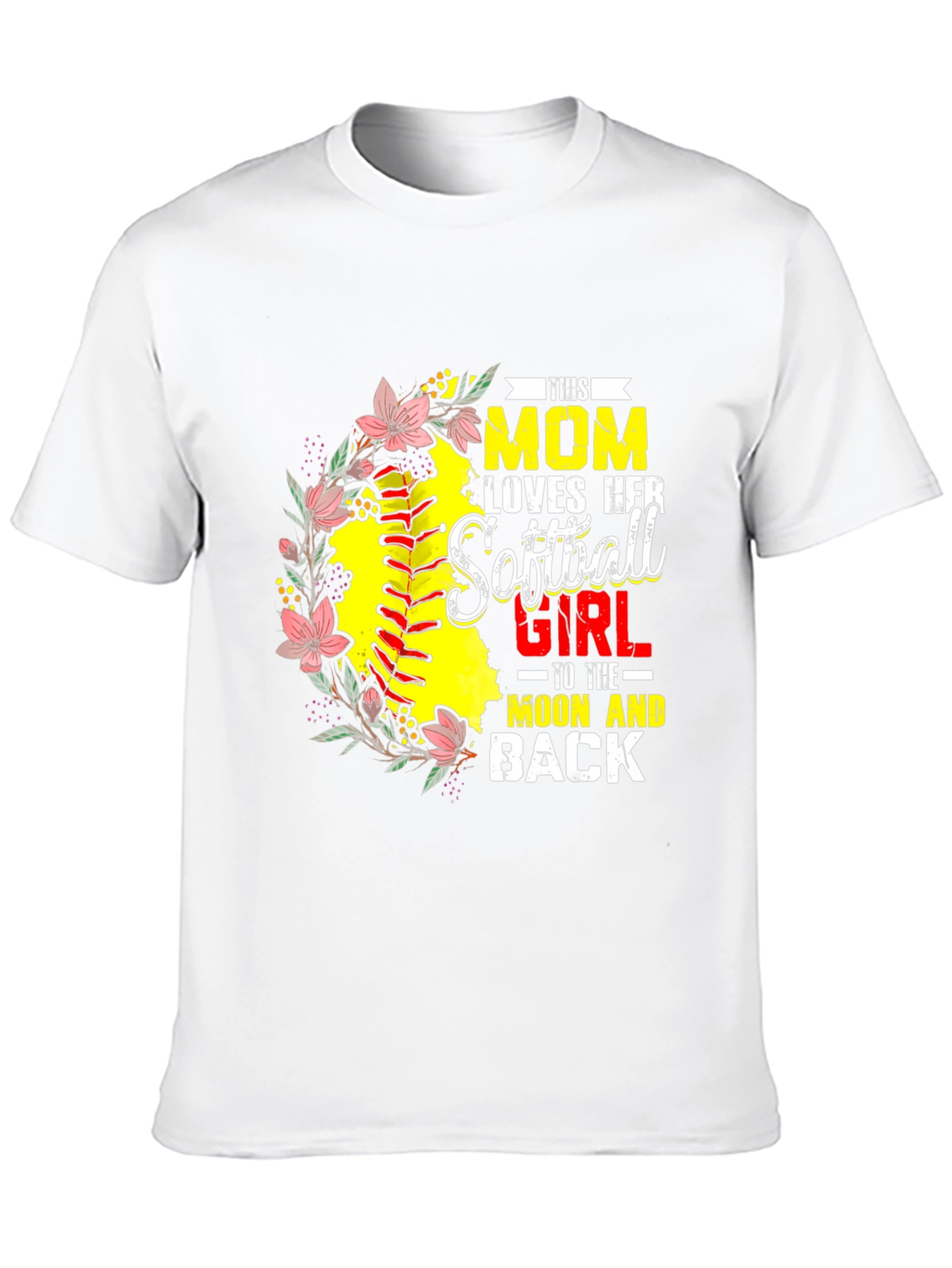 Softball Mom Graphic Tee - Gift for Mom