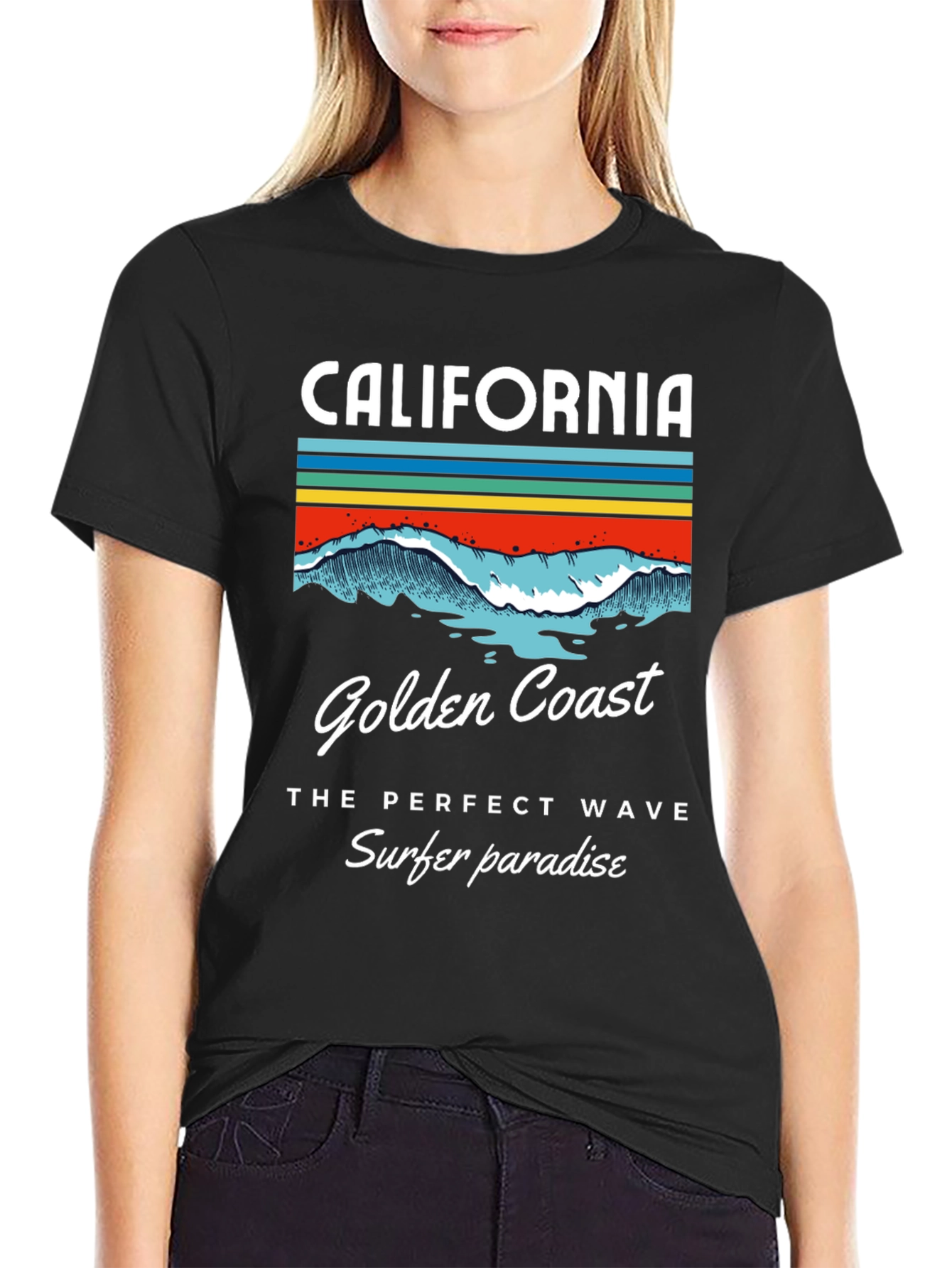 California Golden Coast Surf T-Shirt