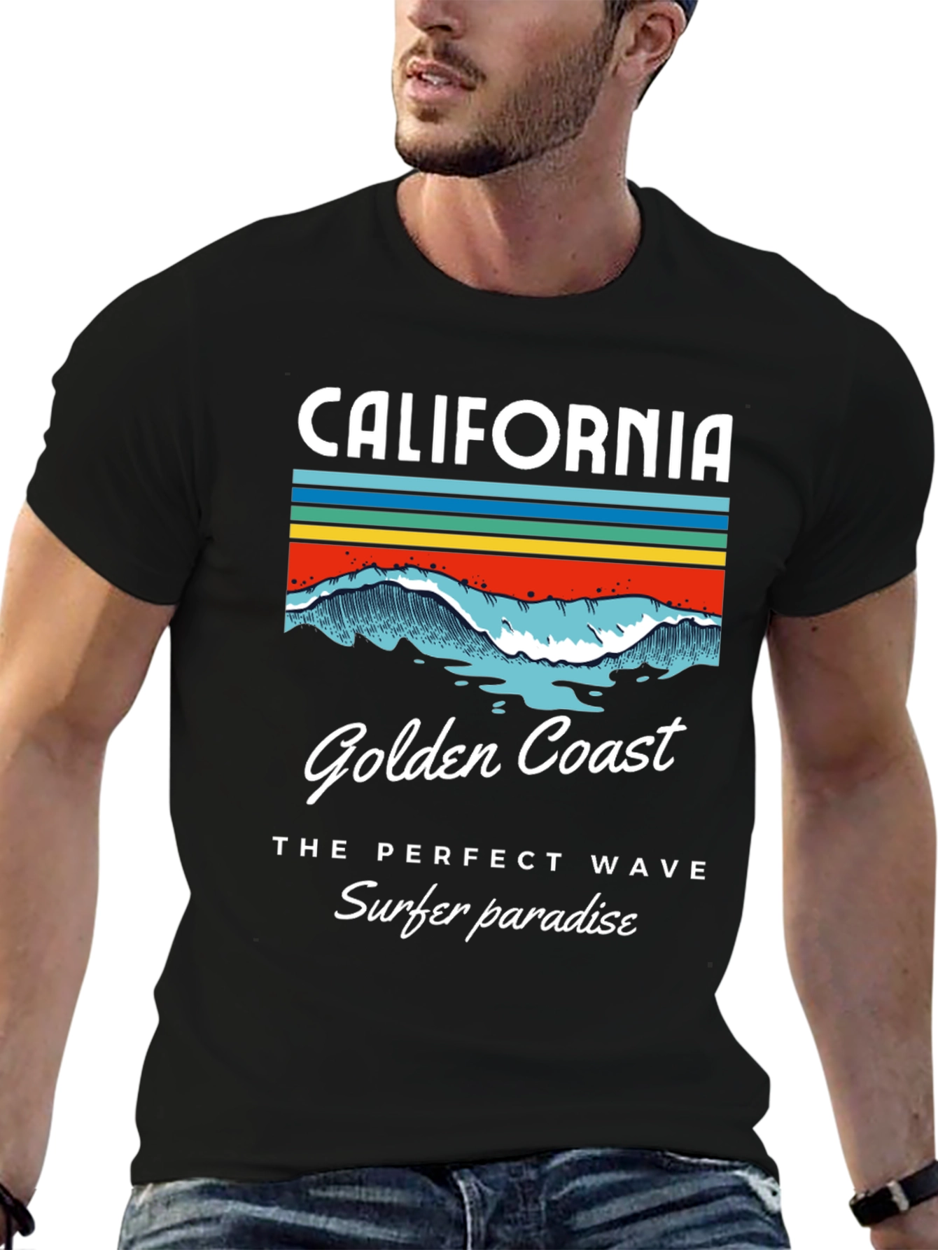 California Golden Coast Surf T-Shirt