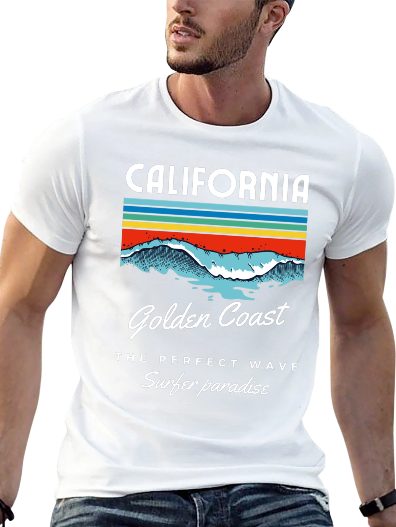 California Golden Coast Surf T-Shirt