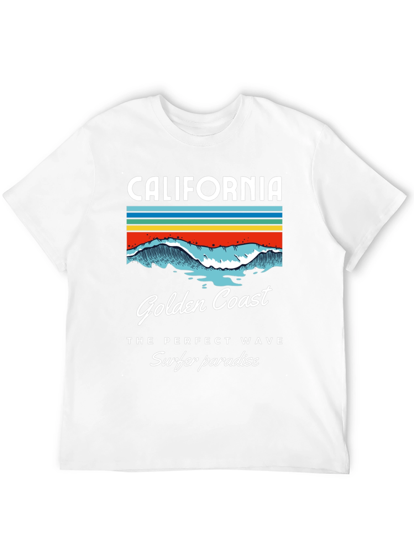 California Golden Coast Surf T-Shirt