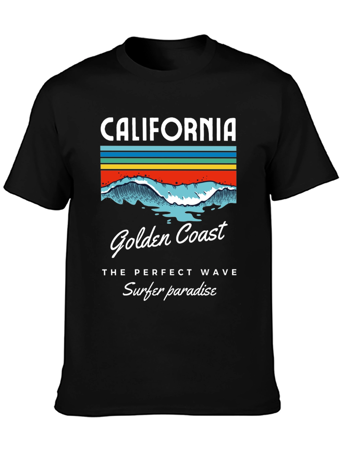 California Golden Coast Surf T-Shirt