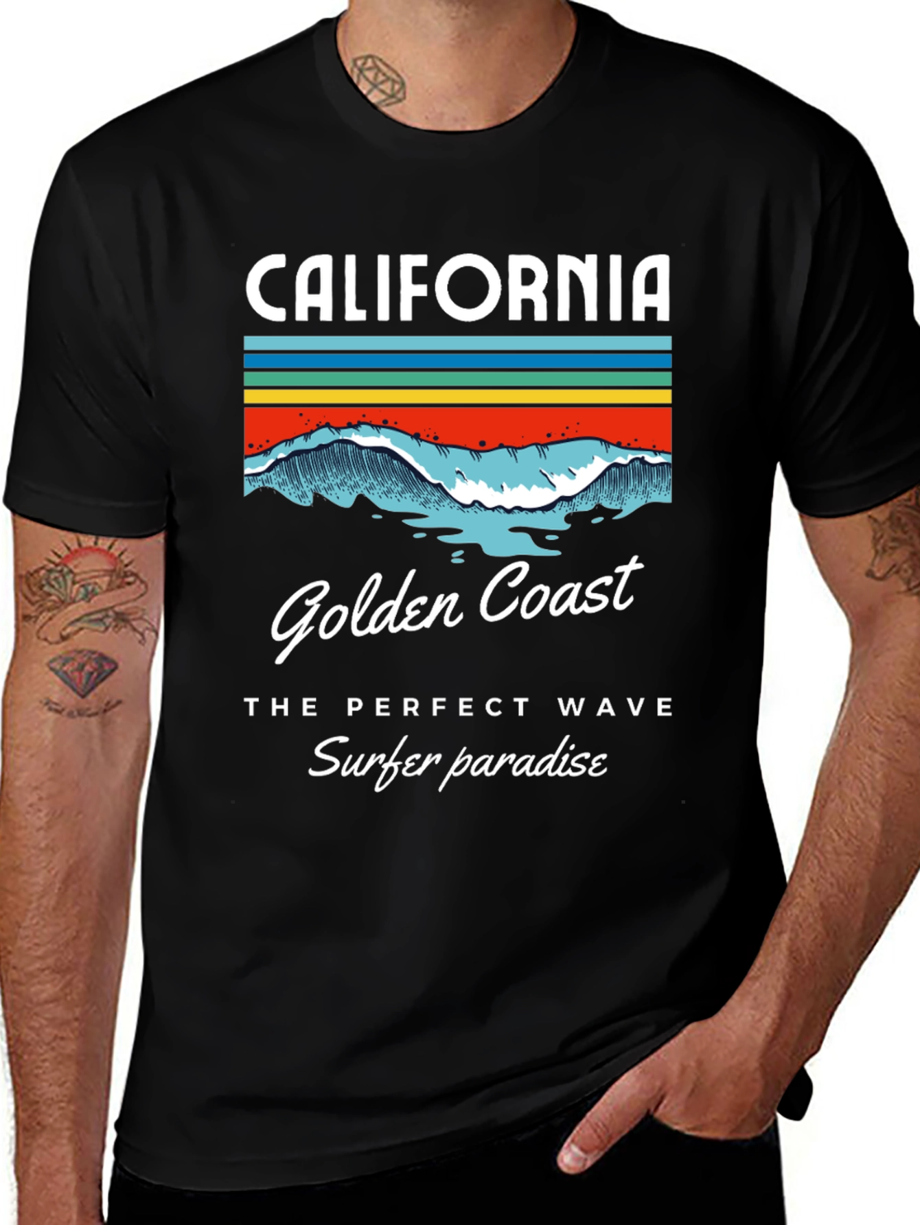 California Golden Coast Surf T-Shirt